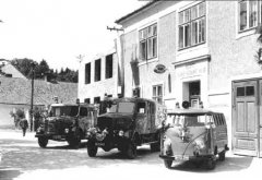 Fuhrpark der FF Kilb im Jahr 1966