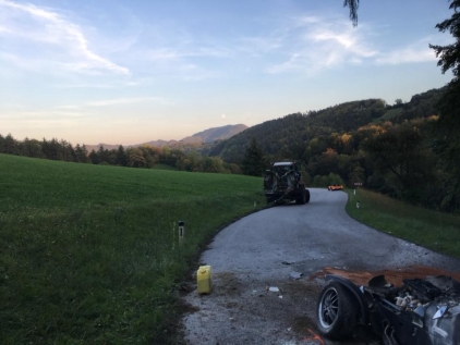 Schwerer Verkehrsunfall Wetterlucke - Laach