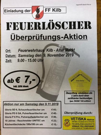 Feuerlöscherüberprüfung