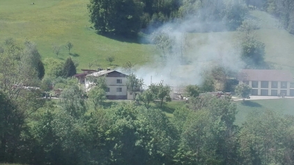 Großbrand in Windhag/St.Georgen