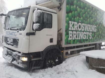 LKW-Bergung am Rametzberg