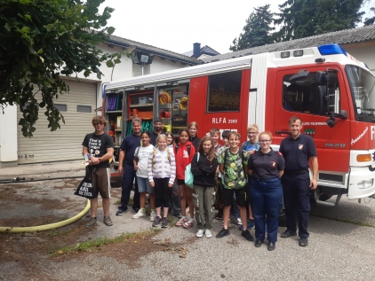 Schulen bei der Feuerwehr