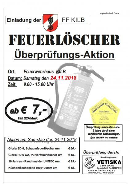 Begutachtung Feuerlöscher