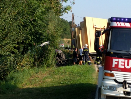 Traktorbergung in Groß Aigen