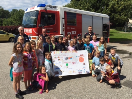 Zu Besuch bei der Feuerwehr