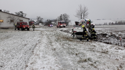 Verkehrsunfall auf der B29 Richtung Heinrichsberg