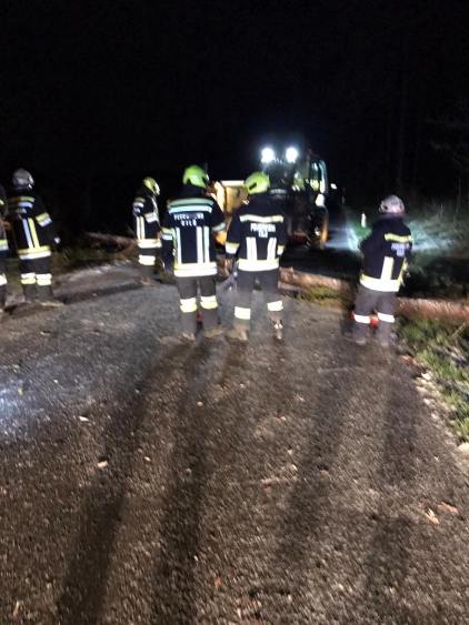 Sturmtief Sabine fordert die Einsatzkräfte