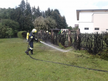 Flurbrand in der Volksschule Kilb