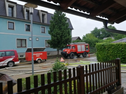 Update: Hochwassereinsatz der FF Kilb