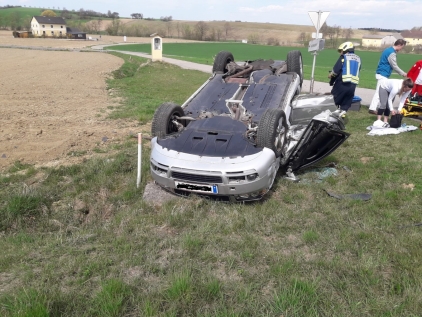 Schwerer Verkehrsunfall auf der B29