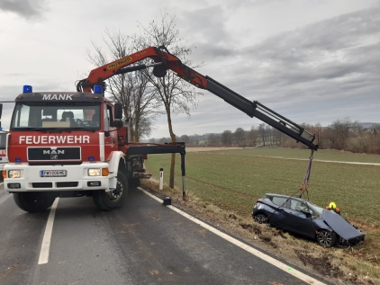 Frontalzusammenstoß auf der B29