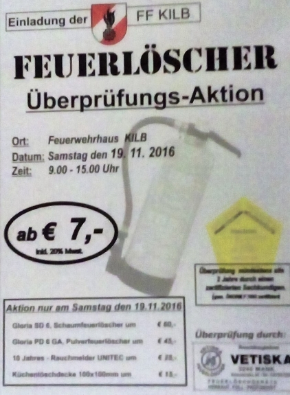 FEUERLÖSCHERÜBERPRÜFUNG